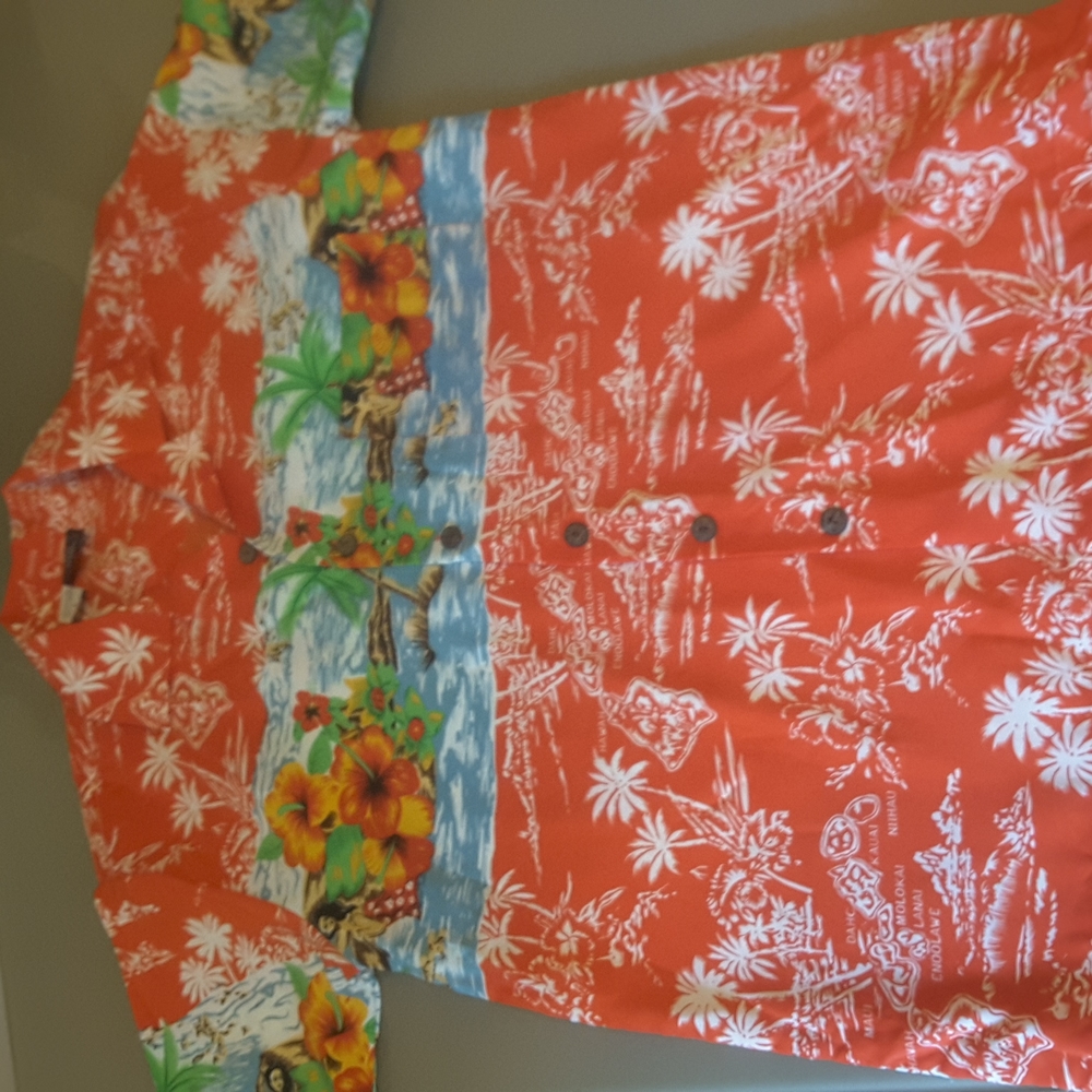 Maui trading company mens hawaiian shirt